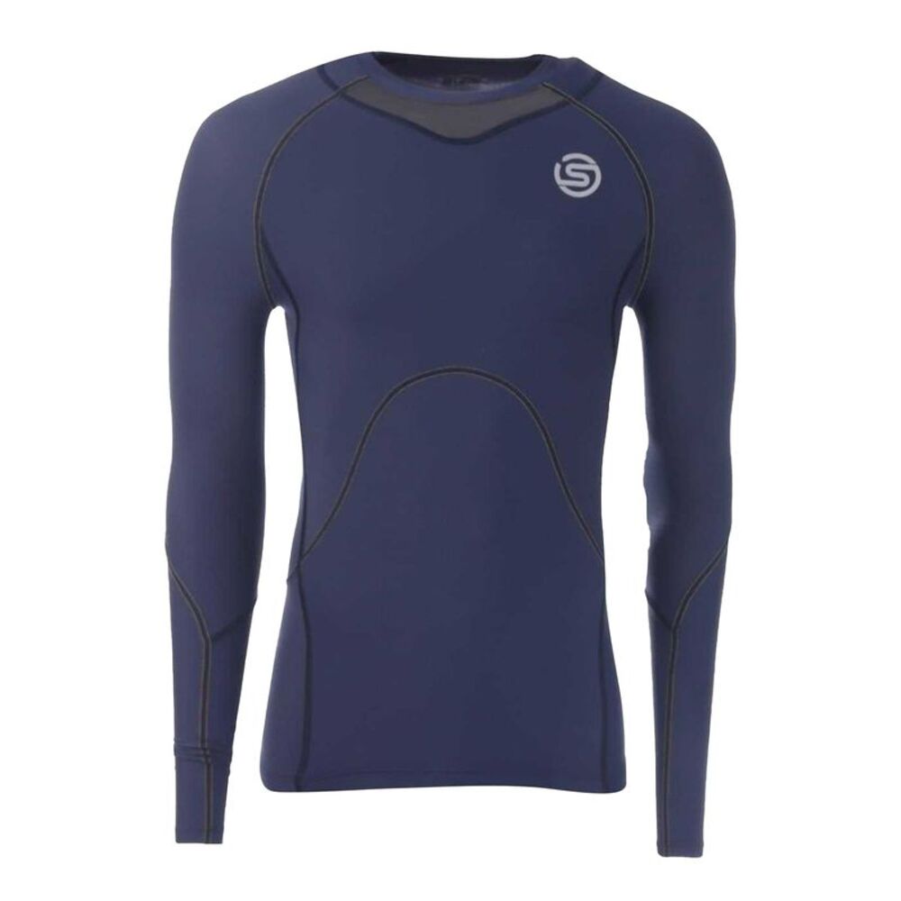 Skins Mens Series-3 Compression Athletic Base Layer Top / Navy